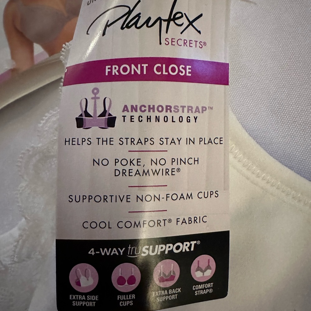 Platex No Poke Dreamwire NWT size 40D white - Picture 5 of 6